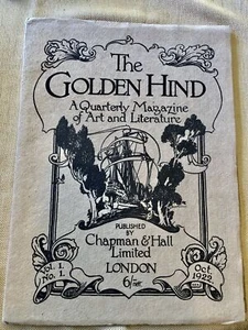 Clifford Bax / Golden Hind A Quarterly Magazine of Art and Literature 1st - Picture 1 of 5