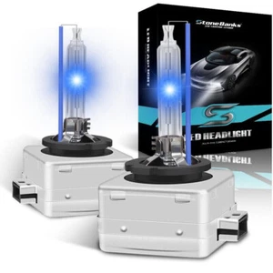 2x D1S 8000K Blue Bulbs Xenon Headlights for Philips/Osram High/low Beam Replace - Picture 1 of 19