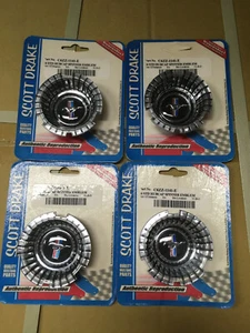 66 Ford Mustang Knock Off Spinner Hub Cap Center Set of 4 NEW C6ZZ-1141-E - Bild 1 von 1