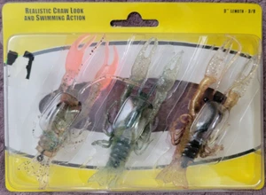 Storm Esche per Pesci Realistiche Craw Look And Swim Action Lunghezza 3" - Foto 1 di 2