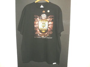 NEW Giants 2010 World Series T-Shirt Champions Size XXL Black Short Sleeves - Picture 1 of 8