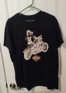 Harley Davidson Motorcycles Bike Shirt XL Black Hang On Tight  Man Woman Lady - Picture 1 of 7