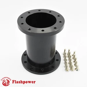 4" Steering Wheel Spacer Black Aluminum for Grant APC Pilot - Picture 1 of 4