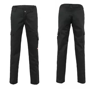 Women's work pants work pants planam easy black waistband pants cargo pants size 34-54 - Picture 1 of 2
