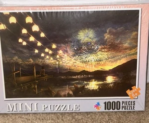 1000-piece “ Fantasy Scene of Fireworks “ Mini Jigsaw Puzzle - Picture 1 of 6