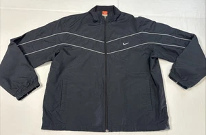 Nike The Athletic Dept Mesh Lined Windbreaker Jacket Black Mens Sz 2XLarge - Picture 1 of 10