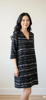 Vince dress silk black and white S - Image 1 of 4