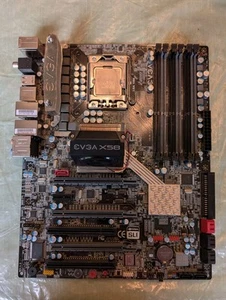 EVGA x58 SLI LGA 1366 Motherboard + Intel Xeon E5620 CPU READ - Afbeelding 1 van 7