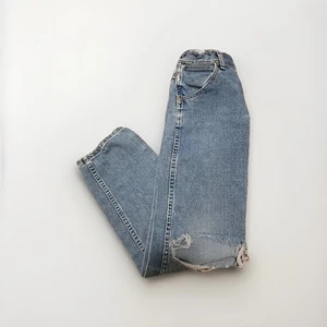 Vintage Denim Wrangler Jeans Children Distressed Size 12 Regular - Picture 1 of 7