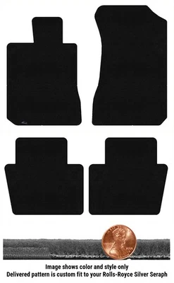 Juego de alfombrillas Velourtex personalizadas para '99-02 Rolls-Royce Silver Seraph (4 piezas) #129C Foto 1 de 4