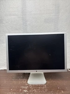 Apple 23in Aluminum Cinema HD Display Monitor A1082 + Stand DVI USB| 23" Monitor - Picture 1 of 9