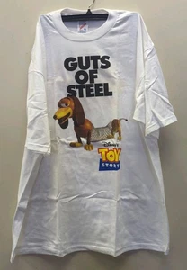 vtg Disney Toy Story T-Shirt "Guts of Steel" XL Pacific's ElCapitanTheatre MIB! - Picture 1 of 5