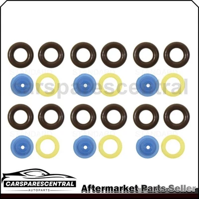 6x Fuel Injector Seal Kit For Porsche 911 3.6L 1989-1997 Audi 100 2.8L 1992-1994 Foto 1 de 4