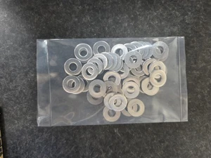 Lot of 50 MS15795-810 MIL Stainless Steel Flat Washer 1/4" 0.281"ID 0.625"OD NOS - Picture 1 of 3