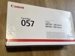 Origininal 057 Black Genuine Toner Cartridge 1-Pack High Capacity - Afbeelding 1 van 6