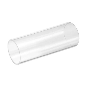 Tubo de acrílico rígido transparente, 34 mm ID x 40 mm OD 6" tubo de plástico transparente redondo - Imagen 1 de 7