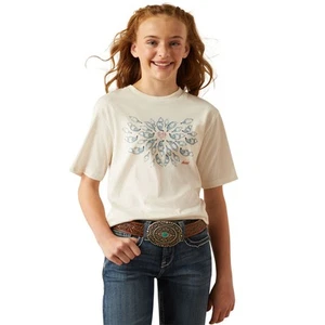 Ariat Youth Girls Chicken Love T-Shirt 10058864 - Picture 1 of 21