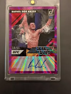 2022 Donruss UFC Signature Series Holo Purple Laser #SS-RDA Rafael Dos Anjos /15 - Picture 1 of 3