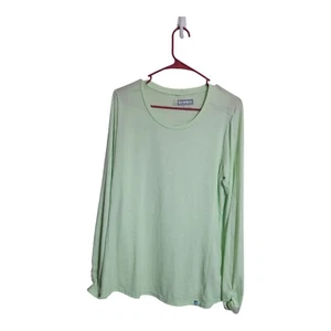 SIMMS Shirt Women L Green Insect Shield Fishing Athleisure Gorpcore Training - Picture 1 of 8