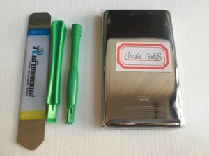 iPod 6th 6.5 7th Gen Classic 160GB Thick 8mm Back Cover Rear Plate Case Housing - Picture 1 of 6