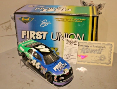 Jeff Green First Union 1998 Tampa Bay Devil Rays 1/24 Revell diecast autografiado Foto 1 de 3