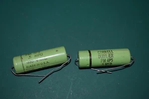 1 NOS Cornell Dubilier Greenie .5 uF 400 Vdc Audio Guitar Tone Capacitor Tested - Picture 1 of 3