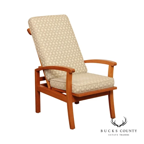 Danish Modern Style Teak Reclining Armchair Cover