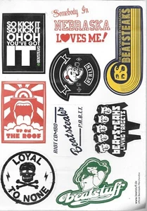 BEATSTEAKS - STICKER SET - 9 aufkleber - MERCHANDISE - Bild 1 von 1