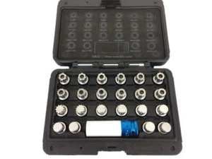 TMAX 6-21pt Wheel Lock Lugnut Anti-Theft Removal Key Socket S3057 for VW Audi - Picture 1 of 46