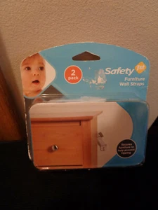 Safety 1st Neu in Verpackung 2er-Pack Möbel Wandgurte für Babys Kinder 11014 - Bild 1 von 4