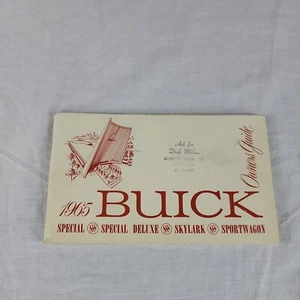 1965 Buick Special Deluxe Skylark Sportwagon Owners Manual Guide Original - Picture 1 of 4