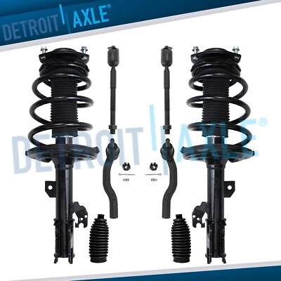 Front Struts Spring Tie Rods End w/ Boots for Toyota Camry Avalon Lexus ES350 - Image 1 of 4