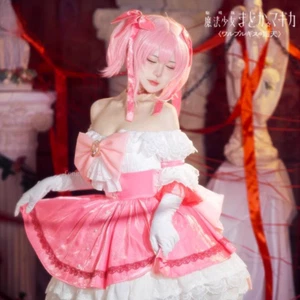 Kostüm Puella Magi Madoka Magica Kaname Madoka Cosplay Kostüm Party Geschenke - Bild 1 von 21