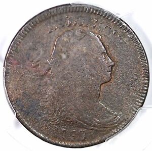 1797 S-139 PCGS VG Det Double Struck in Collar Draped Bust Large Cent Coin 1c