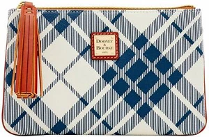Dooney & Bourke Harding Carrington Pouch Borsetta Navy Autentica Nuova con etichette - Foto 1 di 2