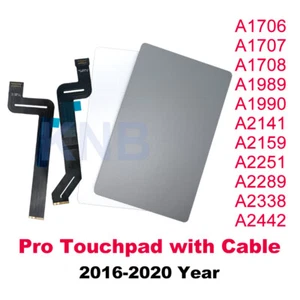 Trackpad con Cable para MacBook Pro Retina 13" 14" A1706 A2442 Gris Plateado Negro - Imagen 1 de 6