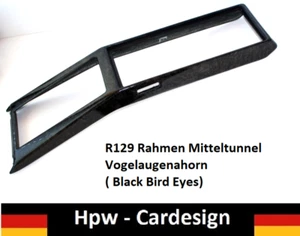 RAHMEN MITTELKONSOLE FÜR MERCEDES R129 VOGELAUGENAHORN HOLZ NEU AUSTAUSCH - Picture 1 of 5