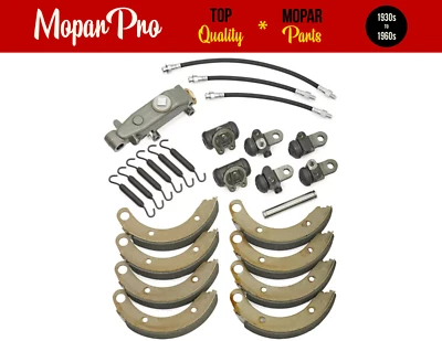 PLYMOUTH P15 1946 Special Deluxe Nuevo Master Cylinder Zapatos Kit de reconstrucción completo Foto 1 de 3