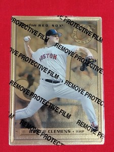 1996 Leaf Preferred Roger Clemens Steel GOLD SP Parallel #63  Rocket Cy Young