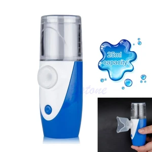 Portable Ultrasonic Nebulizer Handheld Respirator Humidifier Battery Operated - Picture 1 of 9