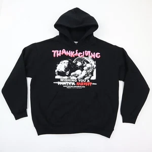 Online Ceramics x Thanksgiving Movie Hoodie Sweatshirt Haunted Wagon Horror XL - Picture 1 of 6