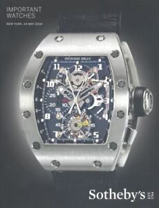 Sotheby's Catalogue New York, Important Watches 24/05/2018  HB