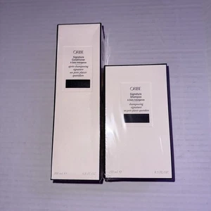 Oribe Signature A Daily Indulgence Shampoo 8.5 oz & Conditioner 6.8 oz Set New - Picture 1 of 2