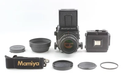 [MINT] Mamiya RB67 Pro SD Film Camera K/L 127mm f/3.5 L Lens 120 Back From JAPAN - Image 1 of 4