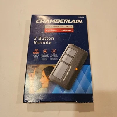 Chamberlain 3 Button Garage Remote, 953EV-P2 Craftsman LiftMaster - Image 1 of 2