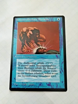 Mtg Uncontrollable Mutation (Unkontrollierbare Mutation) German FBB Miscut - Image 1 of 3