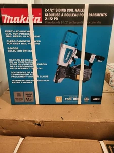 Makita AN613 2-1/2 in. Pneumatic 15° Siding Coil Nailer (Tool Only No Case) New - Picture 1 of 4