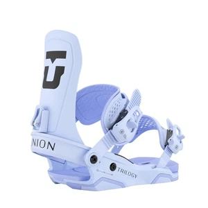 Union Trilogy Snowboard Bindings Women's Small (US 4-6.5) Light Blue New 2026 - Foto 1 di 5