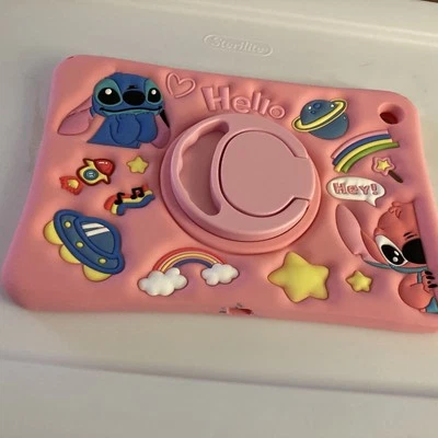 Funda iPad Silcone Niños Tamaño 10x7” Rosa Multicolor Diseños Decorativos Foto 1 de 4