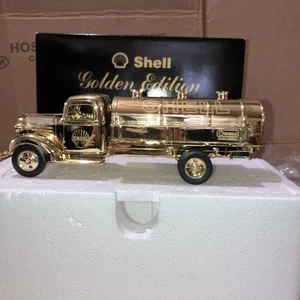 First Gear 1937 Chevrolet Shell Tanker Truck, Golden Edition diecast model Rare! - Picture 1 of 24